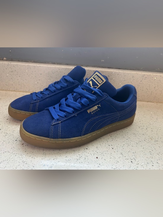 Puma Other - Puma Suede Men's Sneakers in Royal Blue with Gum Sole